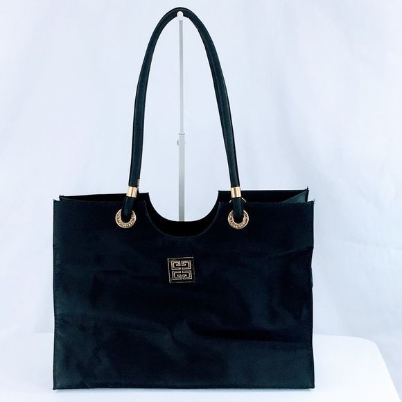 Givenchy Handbags - Givenchy Parfums Vintage Black Shoulder Tote Promo Bag